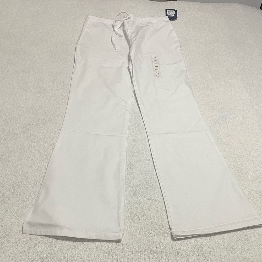 White Drawstring‎ Scrubs Pants Cherokee Size  XXS. NWT